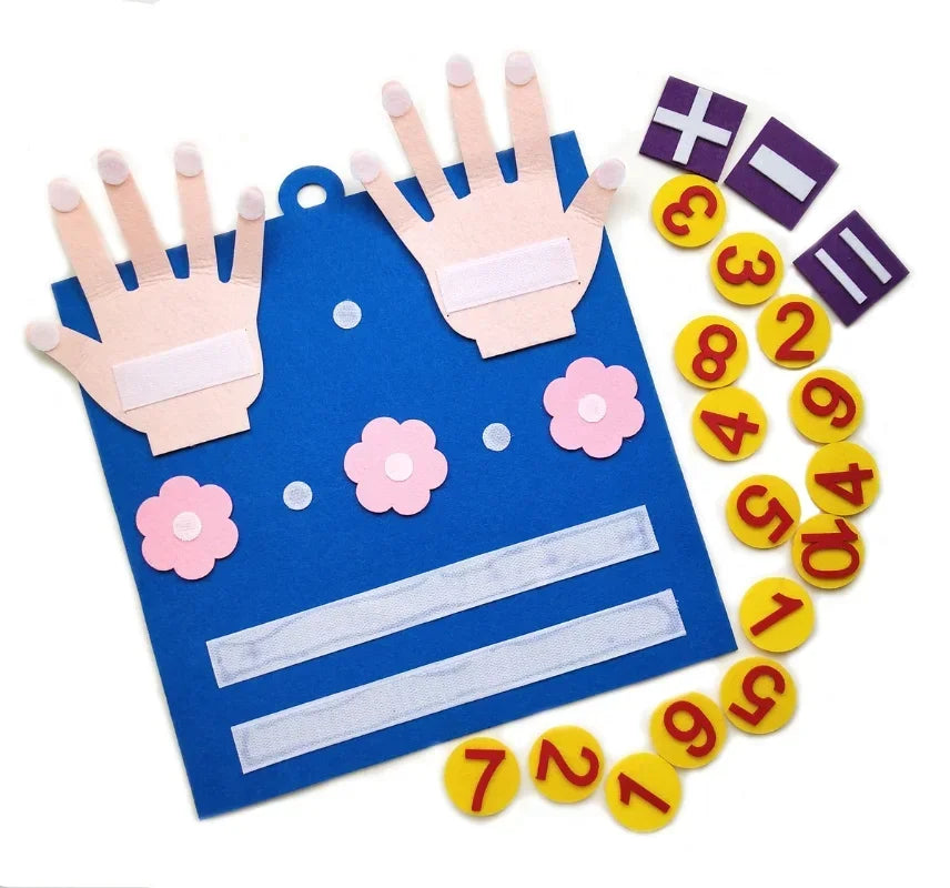 Tableau d'Éveil Éducatif en Feutrine