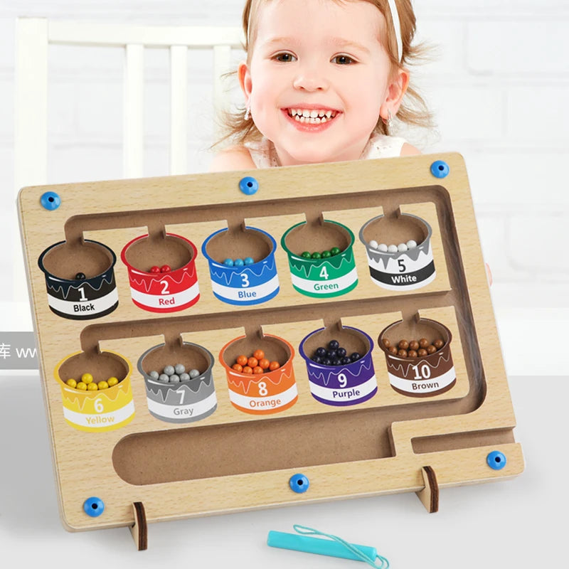 MagicLab™ – Jeu Éducatif Montessori | Labyrinthe Magnétique pour Enfants