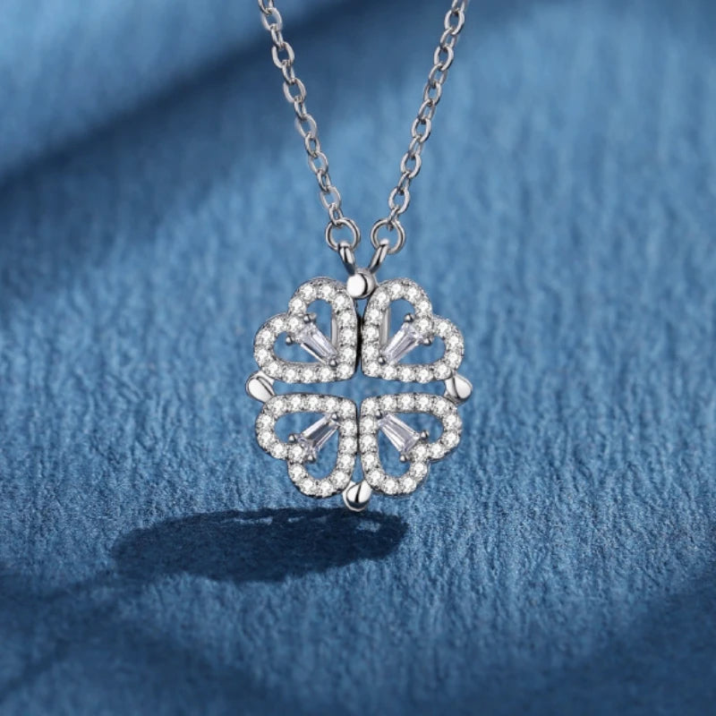 Collier Cœur-Trèfle Magique