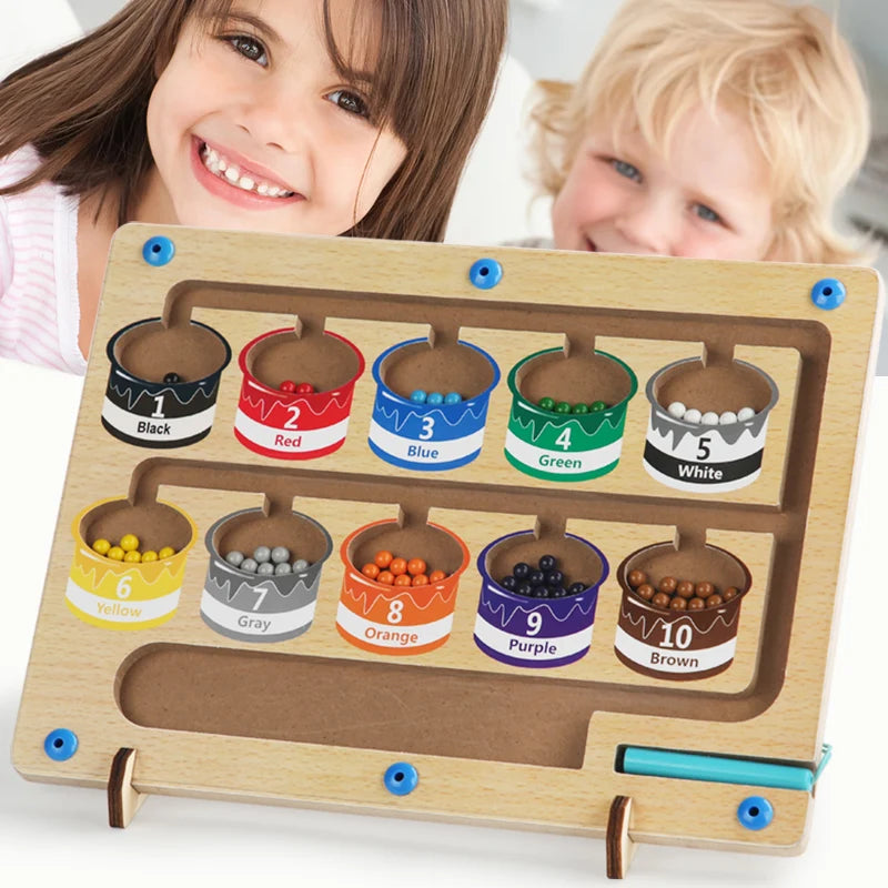 MagicLab™ – Jeu Éducatif Montessori | Labyrinthe Magnétique pour Enfants
