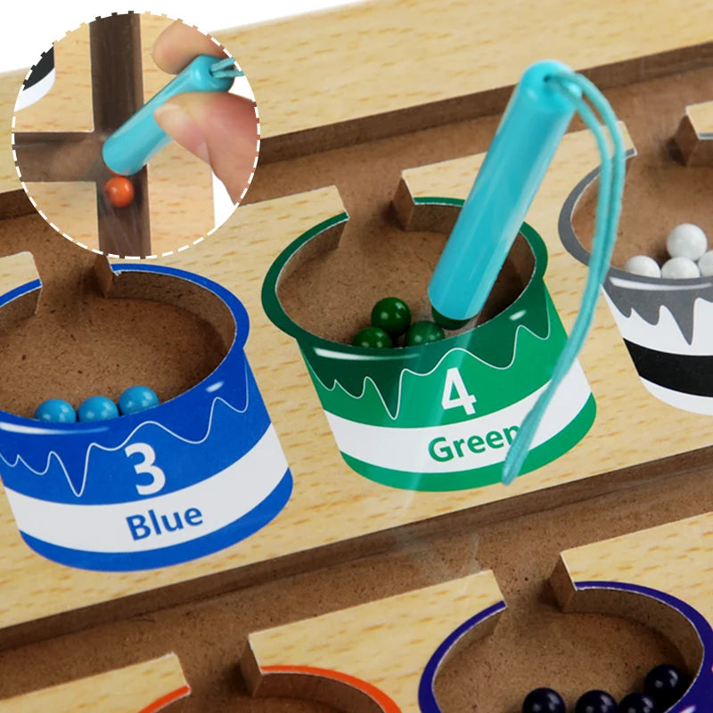 MagicLab™ – Jeu Éducatif Montessori | Labyrinthe Magnétique pour Enfants