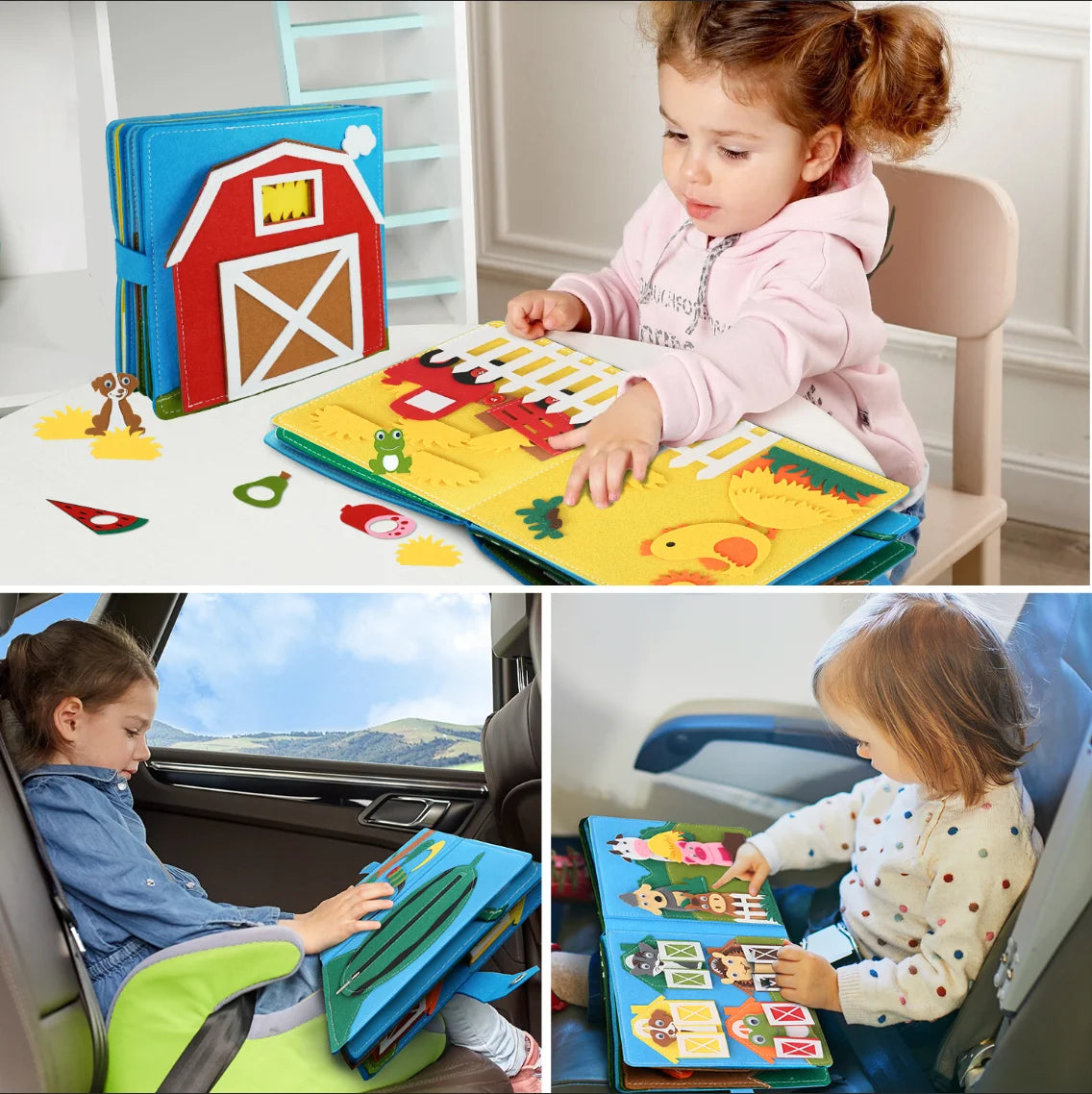 Quiet book - Livre éducatif