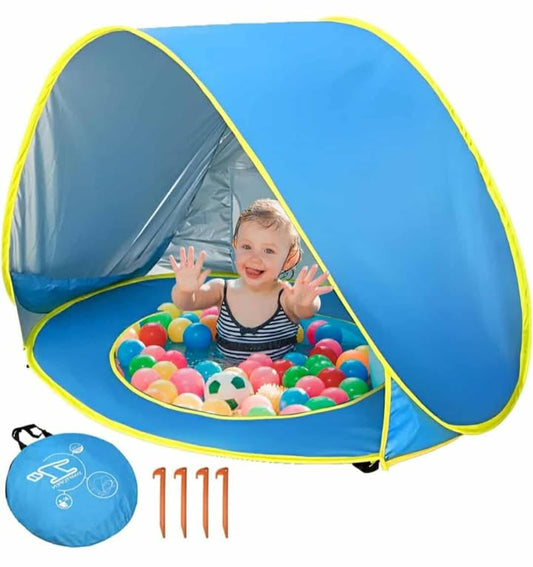 Tente avec Piscine intégrée  – Protection et Fun Sous le Soleil 🌞